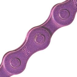 KMC Z410 Bicycle Chain (1-Speed, 1/2 x 1/8-Inch, 112L, Purple)