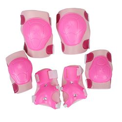 Libar Set of 6 Child Sports Protective Gear Safety Pad Safeguard Knee Elbow Wrist Support Pad Se ...