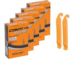 Continental Bicycle Tubes Race 28 700×20-25 S42 Presta Valve 42mm Bike Tube Super Value Bun ...