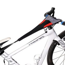 RockBros Bicycle Trainer Sweat Net Frame Guard Absorbs Sweat Black Red