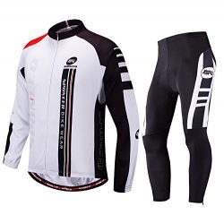 Sponeed Cycling Clothes for Men Bike Jersey Pants Padding Road Bike Shirt Jacket Outdoor Cycle W ...