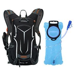 OUTON 18L Hydration Pack Backpack with 2L Water Bladder, Lightweight Breathable Cycling Hiking R ...