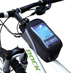 ArcEnCiel Water Resistant Front Top Tube Pannier Bike Frame Storage Bag Mobile Phone Holder ≤ 5. ...