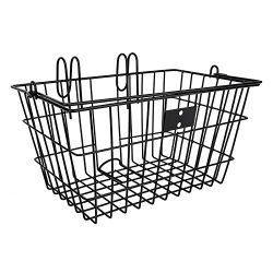 SunLite Wire Lift-Off Front Basket, Black