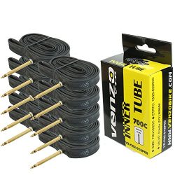 Venzo Road Bike Tire Inner Tubes 700c x 18/25 60mm F/V set