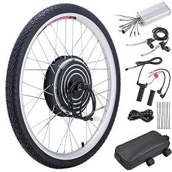 Pinty FT0500 26″ Front Wheel 36V 500W Ebike Hub Motor Conversion Kit with Dual Mode Contro ...