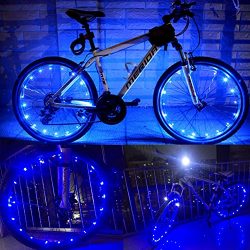 Yacoto LED Bicycle Wheel Light, Waterproof,  2 pack