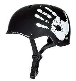 Sport DirectTM BMX Skate “The Hand” Black Bicycle Cycle Helmet 57-59cm CE EN1078 TUV ...