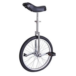 20 inch Wheel Unicycle Chrome