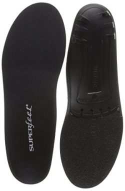 Superfeet Black Premium Insoles,Black,E: 10.5 – 12 US Womens/9.5 – 11 US Mens