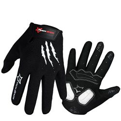 Rockbros Bike Riding Gloves MTB BMX Anti-slip Cycling Mittens Full Finger Gel Pad Men’s Gloves