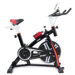 Akonza Indoor Cycle Trainer Fitness Bicycle Stationary Exercise Cycling Health Workout w/ Wheel, ...