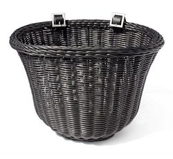 Colorbasket 01327 Adult Front Handlebar Bike Basket, Black