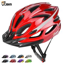 JBM Adult Cycling Bike Helmet Specialized for Mens Womens Safety Protection Red / Blue / Yellow  ...