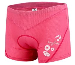 Basecamp Womens Padded Bike Shorts Cycling Pants, 3D Gel Padded Biking Bicycle Cycling Brief Und ...