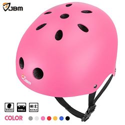 JBM Skateboard Helmet CPSC ASTM Certified Impact resistance Ventilation for Multi-sports Cycling ...