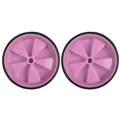 Herbalcandybox 1 Pair 4.33 Inch Kids Bicycle Training Replacement Wheels for 12-20 Inch Kids Bik ...