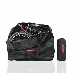 AMOMO Folding Bike Bag 14 inch to 20 inch Bicycle Travel Carrier Case Box Carry Bag Pouch Bike T ...