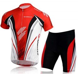 Bicycle Jersey Shorts Outfit Men’s Bicycling Road Bike Suit Clothing Outfit MTB Cycle Pant ...