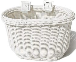 Colorbasket 01242 Kid’s Front Handlebar Bike Basket, White