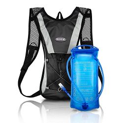 SKL Hydration Pack Water Backpack with Water Bladder 2L BPA Free Hydration BackPack For Running  ...