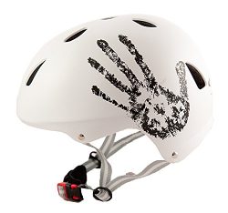 Sport DirectTM Bicycle Bike BMX/Skateboard “The Hand” Cycle Helmet White 57-59cm CE  ...