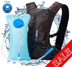 Hydration Backpack for Running Walking Hiking Biking Cycling Skiing – 50 OZ/1.5L Pack Wate ...