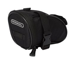 Roswheel 13656 Bike Saddle Bag Bicycle Under Seat Pack Cycling Accessories Pouch, Black