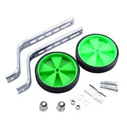 Homeme Mehome Bicycle Training Wheels (12 to 20-Inch Wheels) (Green)