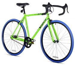 Takara Renzo Fixie Bike, 57cm/Large, Green/Blue