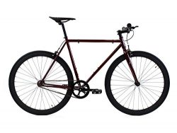 Golden Cycles Single Speed Fixed Gear Bike with Front & Rear Brakes