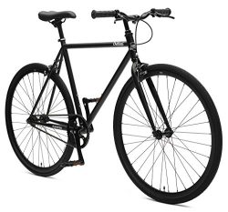 Critical Cycles Harper Single-Speed Fixed Gear Urban Commuter Bike; 49cm, Matte Black