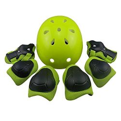 SKL Kid’s Protective Gear Set Knee Pads for Kids Knee and Elbow Pads with Wrist Guards for ...