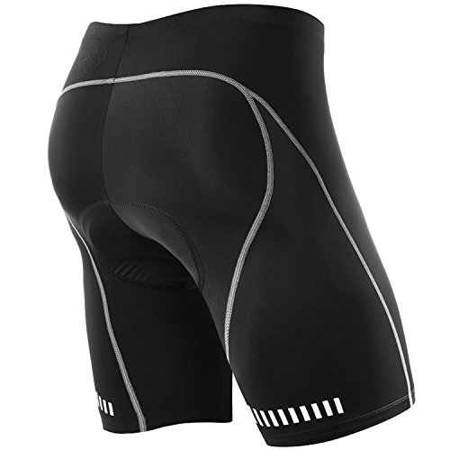 men's gel padded cycling shorts