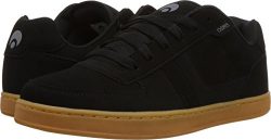 Osiris Men’s Relic Skate Shoe, Black/Grey/Gum, 7 M US