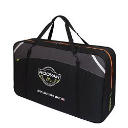 Bike Travel Bag 26 Inch Folding Bike Carry Bag Cycling Carrying Travel Case for Car Black