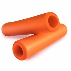 Handlebar Grips, Bike Silicone Anti-slip Handlebar End Grips for MTB BMX Road Mountain Bike (1 p ...