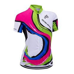 ZEROBIKE Women’s Short Sleeve Cycling Jersey Jacket Cycling Shirt Quick Dry Breathable Mou ...