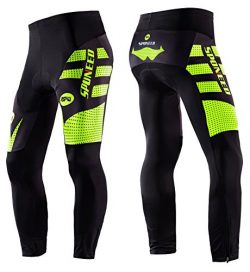sponeed Padded Cycling Pants Winter Bicycle Riding Tights Long Pant Athletic Biking Clothing Out ...