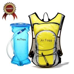 ACTOPP Hydration Backpacks- 4L Hydration Bladder Backpack and 2L Bladder Bag, Waterproof and Adj ...