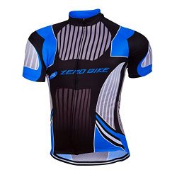ZEROBIKE Men’s Cycling Short Sleeve Jersey Comfortable Breathable Shirts Sportswear Clothi ...