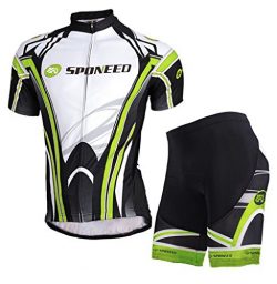 sponeed Bicycle Jersey Men Shorts Cycling Clothing Padded Tights Pants Breathable Asian XL/US L  ...