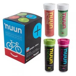 Nuun Hydration Tablets: People for Bikes Mixed Pack, Box of 4 Tubes by Nuun