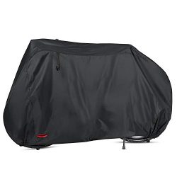 Waterproof Bike Cover 29 Inch Heavy Duty 210D Oxford Bicycle Cover with Double stitching & H ...