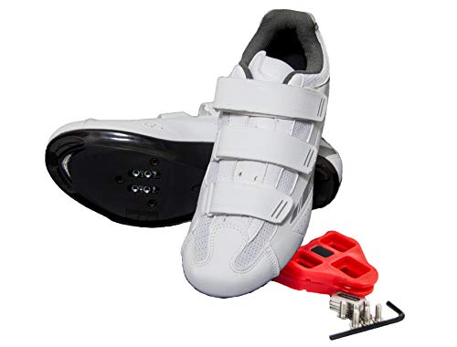 tommaso pista women's road bike cycling spin shoe dual cleat compatibility