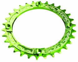 Race Face 104mm Single Chain Ring, Green, 30T 9/10/11 Speed