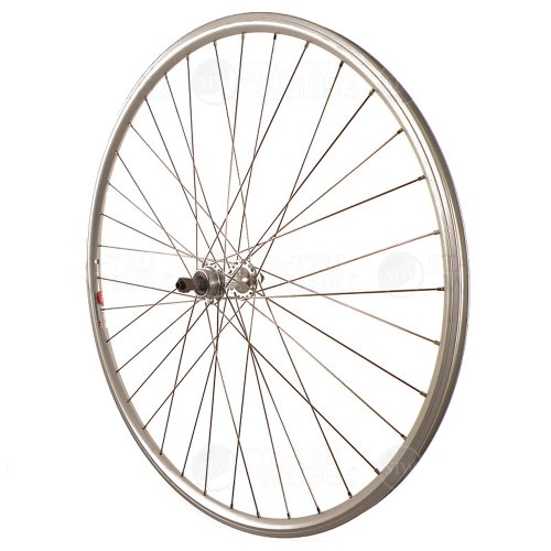 Sta-Tru Silver ST725 36H Rim Rear Wheel (700X25)  BikingBee