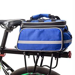 HSTYAIG Bicycle Pannier Outdoor Waterproof Multi- Function Portable Bicycle Pack Bike Pannier Ra ...